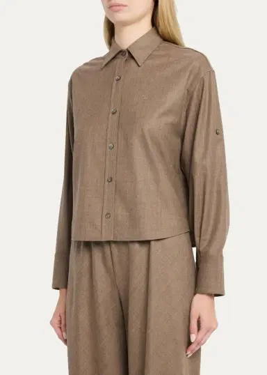 Maria McManus Stretch-Wool Shirt | Thumbnail 4