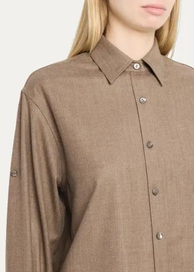 Maria McManus Stretch-Wool Shirt | Thumbnail 5