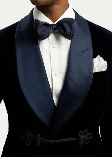 Ralph Lauren Purple Label Men's Plaid Silk-Cashmere Bow Tie | Thumbnail 3 Ralph Lauren Purple Label Men's Plaid Silk-Cashmere Bow Tie | Thumbnail 3