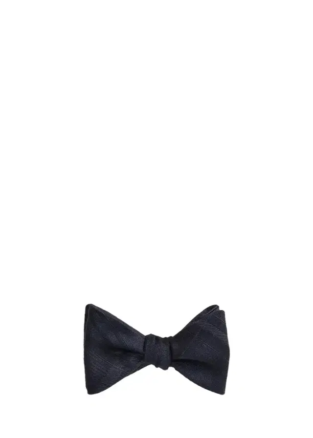 Ralph Lauren Purple Label Men's Plaid Silk-Cashmere Bow Tie