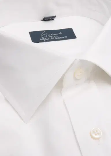 Bergdorf Goodman Men's Solid Poplin Dress Shirt | Thumbnail 2