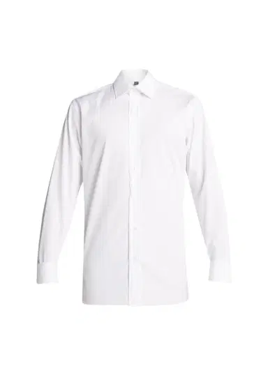 Bergdorf Goodman Men's Solid Poplin Dress Shirt | Thumbnail 1