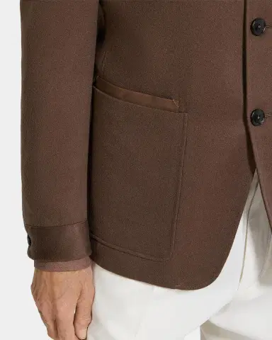 Zegna Men's Oasi Cashmere Overshirt | Thumbnail 6 Zegna Men's Oasi Cashmere Overshirt | Thumbnail 6