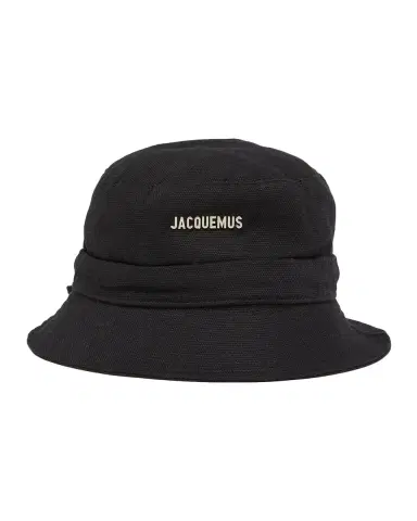 Jacquemus Men's Le Bob Gadjo Canvas Drawstring Bucket Hat | Thumbnail 3 Jacquemus Men's Le Bob Gadjo Canvas Drawstring Bucket Hat | Thumbnail 3