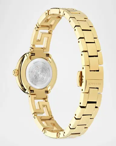 Versace Greca Goddess IP Yellow Gold 28MM Bracelet Watch | Thumbnail 5