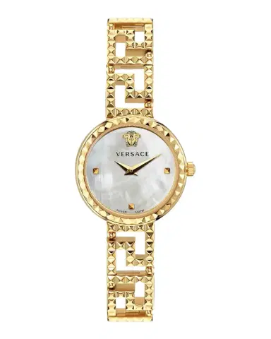 Versace Greca Goddess IP Yellow Gold 28MM Bracelet Watch | Thumbnail 1