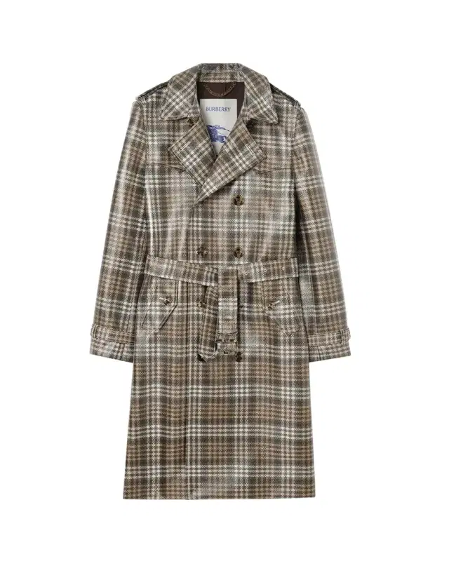 Burberry Foxfield Check Jacquard Trench Coat