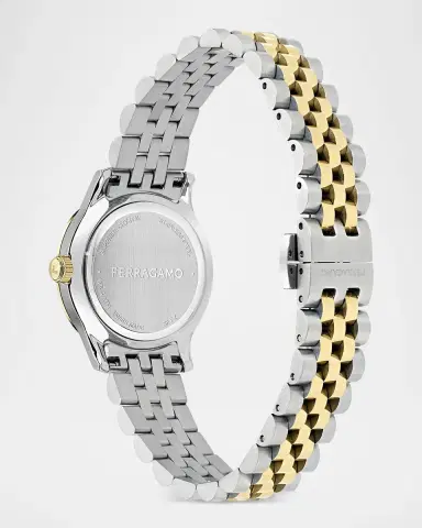 Ferragamo Two-Tone IP Yellow Gold & Stainless Steel 28MM Bracelet Watch | Thumbnail 3 Ferragamo Two-Tone IP Yellow Gold & Stainless Steel 28MM Bracelet Watch | Thumbnail 3