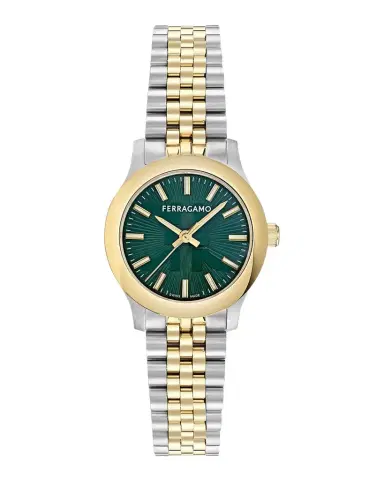 Ferragamo Two-Tone IP Yellow Gold & Stainless Steel 28MM Bracelet Watch | Thumbnail 1 Ferragamo Two-Tone IP Yellow Gold & Stainless Steel 28MM Bracelet Watch | Thumbnail 1