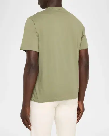 OFFICINE GÉNÉRALE Men's Organic Cotton Crewneck T-Shirt | Thumbnail 3