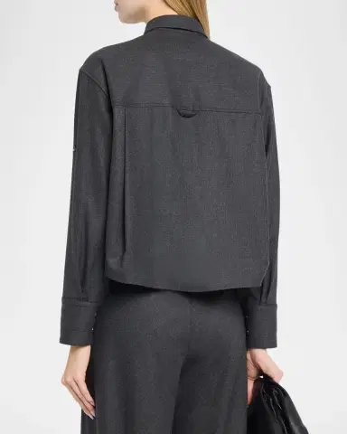 Maria McManus Stretch-Wool Shirt | Thumbnail 3 Maria McManus Stretch-Wool Shirt | Thumbnail 3