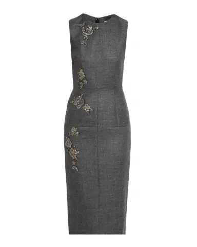 Dice Kayek Embellished Tailored Wool Sleeveless Midi Dress | Thumbnail 1 Dice Kayek Embellished Tailored Wool Sleeveless Midi Dress | Thumbnail 1