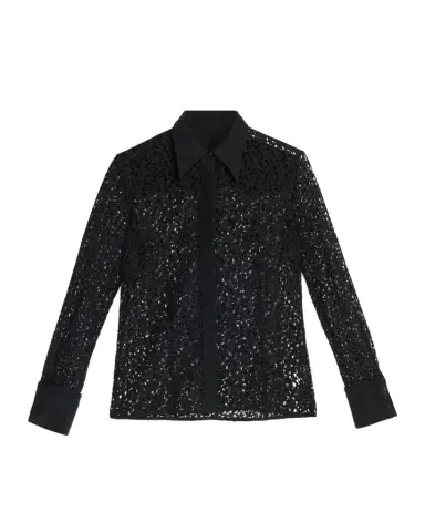 Maria McManus Sheer Laced Cotton-Blend Shirt | Thumbnail 1