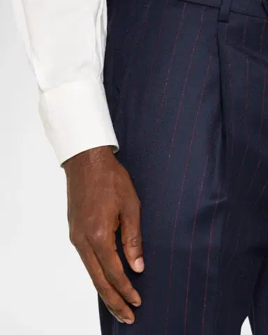Brunello Cucinelli Men's Wool Chalk Stripe Two-Piece Suit | Thumbnail 10
