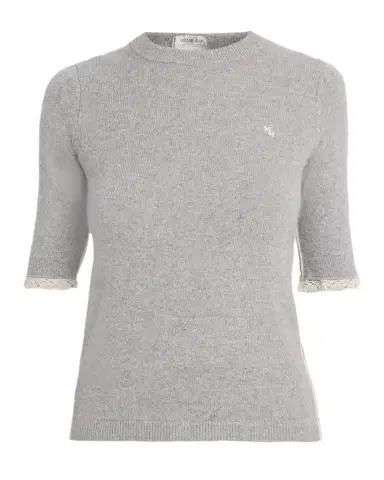 Maria McManus Cashmere-Cotton Rib-Knit Baby T-Shirt | Thumbnail 1