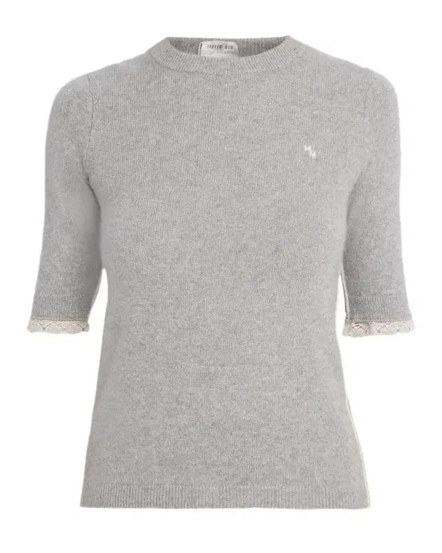 Maria McManus Cashmere-Cotton Rib-Knit Baby T-Shirt
