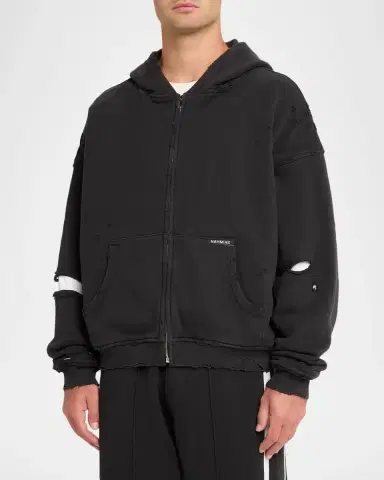 Nahmias Thermal-Lined Zip-Front Hoodie | Thumbnail 4