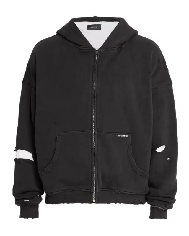 Nahmias Thermal-Lined Zip-Front Hoodie
