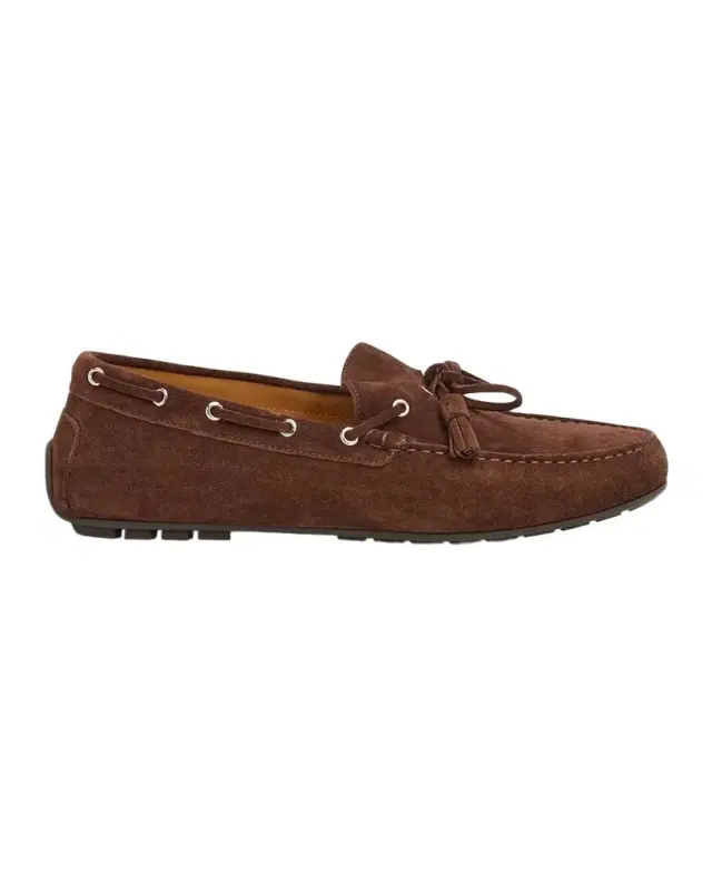 Ralph Lauren Harold Tassel Suede Driving Shoes