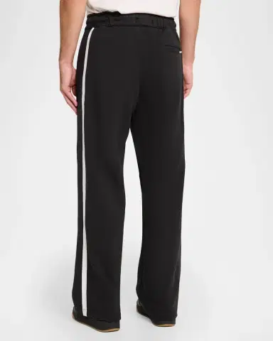 Nahmias Repaired Cotton Wide-Leg Track Pants | Thumbnail 3