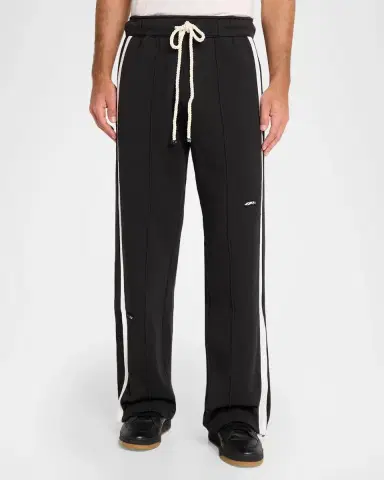 Nahmias Repaired Cotton Wide-Leg Track Pants | Thumbnail 4