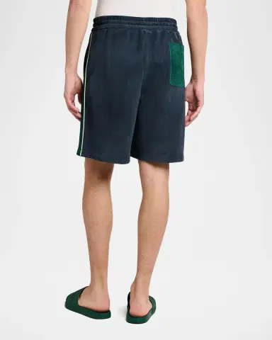 Casablanca Striped Suede Track Shorts | Thumbnail 3 Casablanca Striped Suede Track Shorts | Thumbnail 3