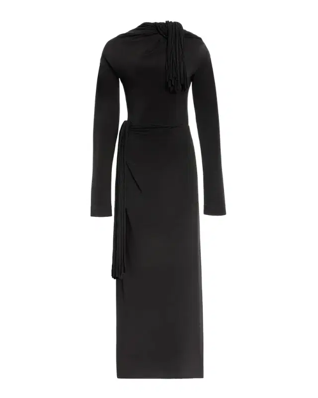 Altuzarra Garland Fringe Draped Maxi Dress