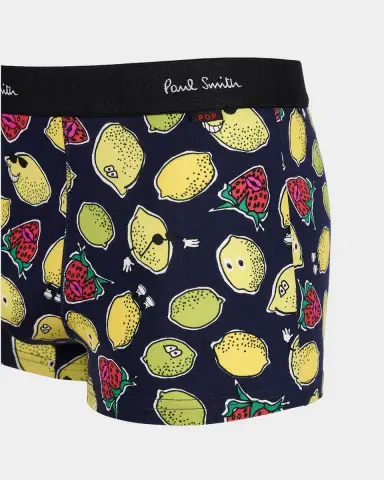 Paul Smith Men's Organic Cotton Lemon Boxer Briefs | Thumbnail 3
