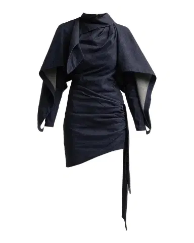 Zimmermann Valiant Draped Denim Mini Dress | Thumbnail 1