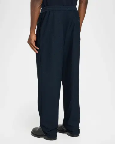 Giorgio Armani Men's Rice Stitch Pull-On Pants | Thumbnail 3