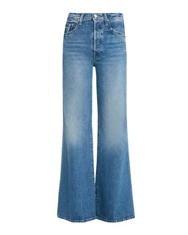 Mother The Tomcat Roller Sneak Wide-Leg Jeans