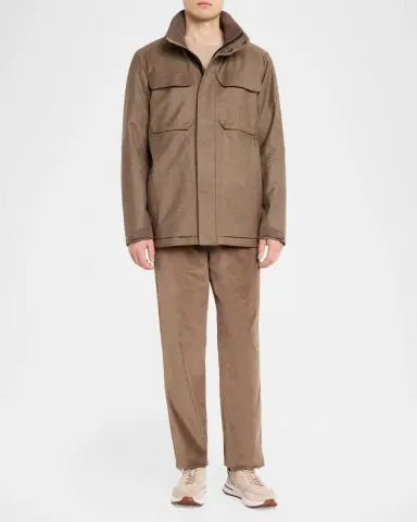 Sease Men's Wool-Cashmere Field Jacket | Thumbnail 2 Sease Men's Wool-Cashmere Field Jacket | Thumbnail 2
