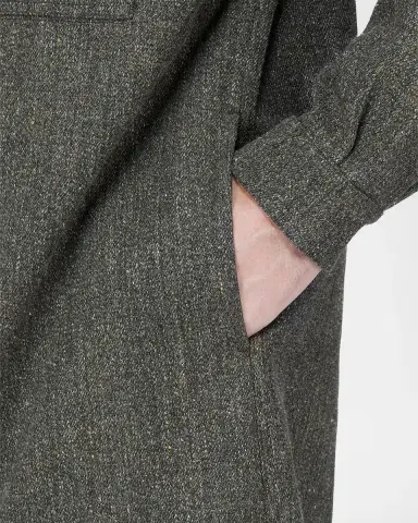 Rick Owens Wool-Blend Tweed Oversized Outershirt | Thumbnail 8