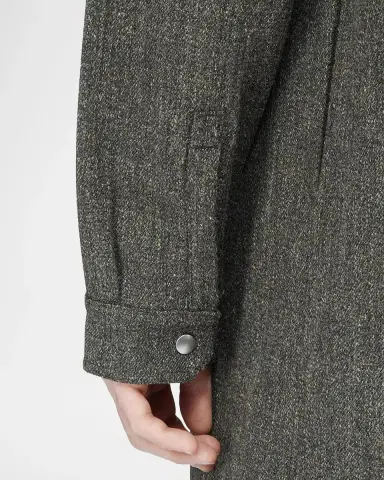 Rick Owens Wool-Blend Tweed Oversized Outershirt | Thumbnail 9