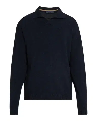 Sease Men's Coarsehair Cashmere Polo Shirt | Thumbnail 1