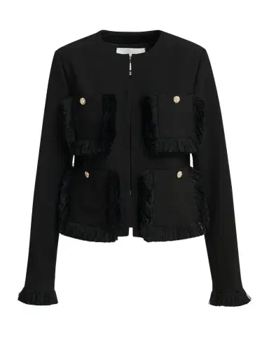 Essentiel Antwerp Kinetic Fringed Jacket | Thumbnail 1