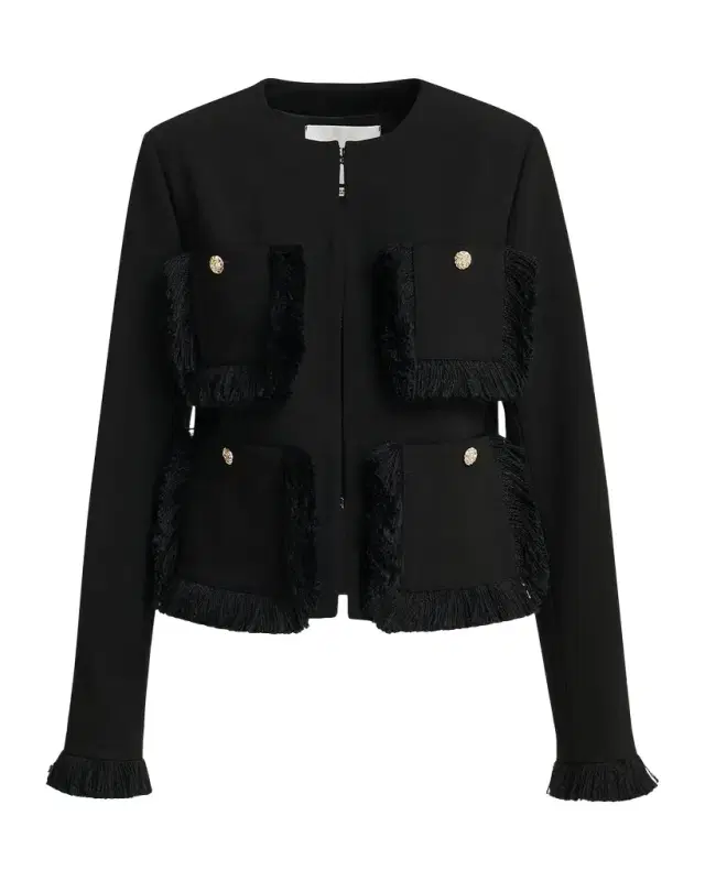 Essentiel Antwerp Kinetic Fringed Jacket