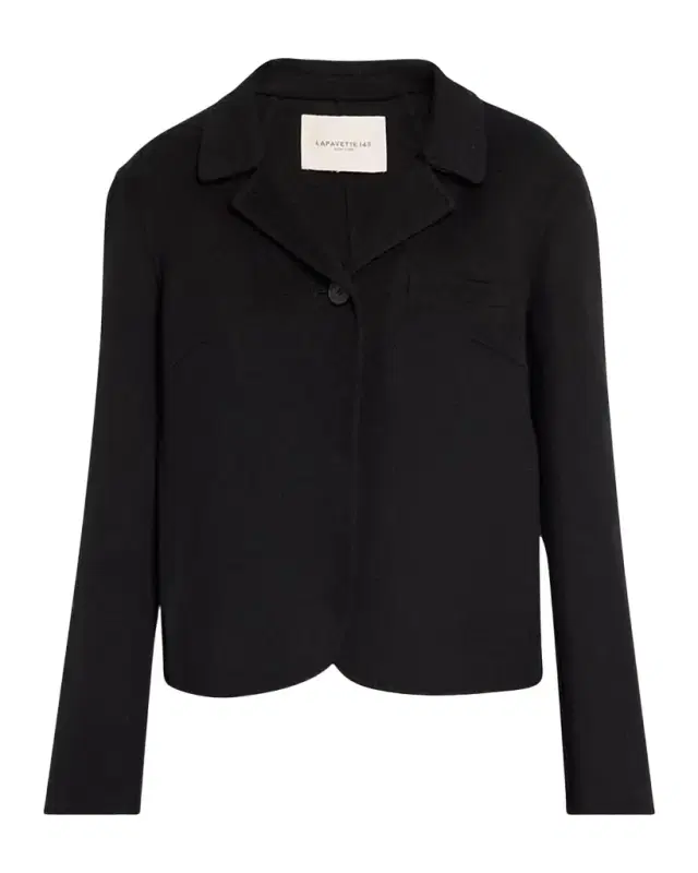 Lafayette 148 New York Boxy Wool-Cashmere Blazer