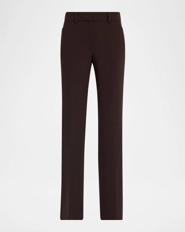 Lafayette 148 New York Reade Flare-Leg Stretch Wool Pants