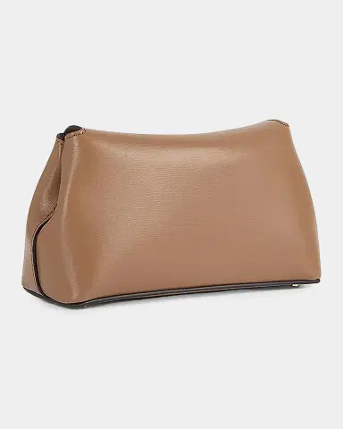 TOTEME Mini T-Lock Leather Clutch | Thumbnail 2