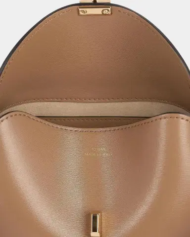 TOTEME Mini T-Lock Leather Clutch | Thumbnail 3
