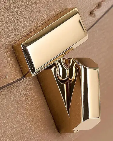 TOTEME Mini T-Lock Leather Clutch | Thumbnail 4