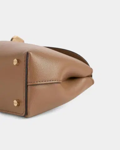 TOTEME Mini T-Lock Leather Clutch | Thumbnail 5