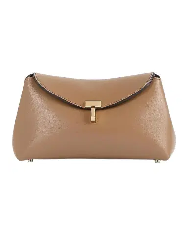 TOTEME Mini T-Lock Leather Clutch | Thumbnail 1