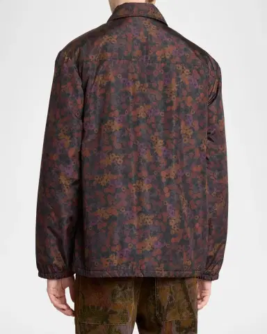 Dries Van Noten Men's Floral Bomber Jacket | Thumbnail 3