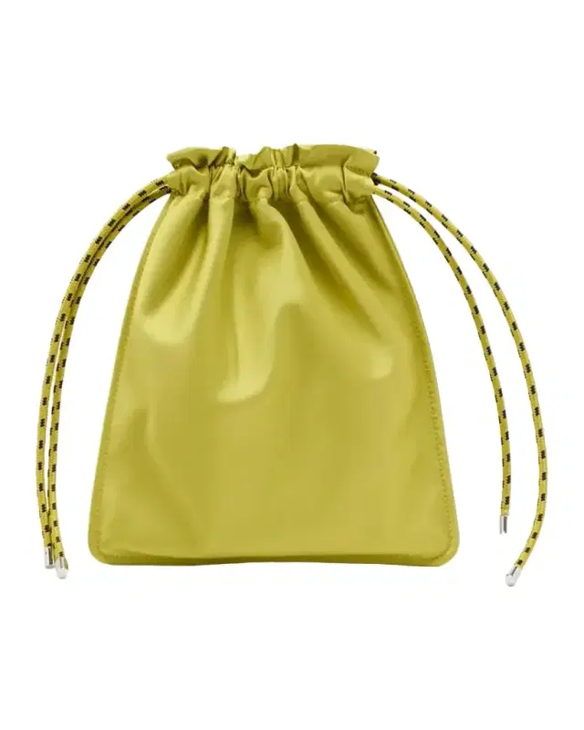Plan C Duchesse Satin Drawstring Pouch Bag