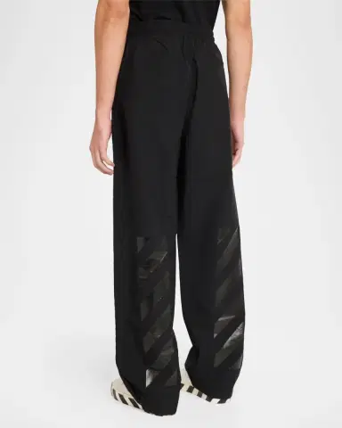 Off-White Men's Glossy Arrow Nylon Track Pants | Thumbnail 3