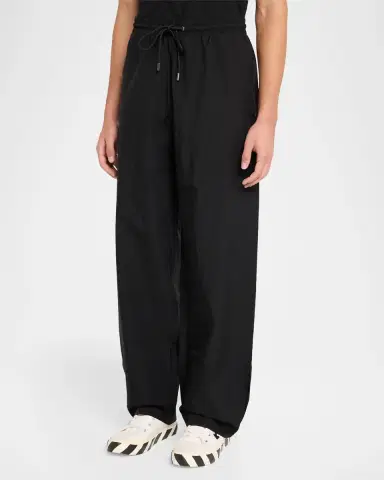 Off-White Men's Glossy Arrow Nylon Track Pants | Thumbnail 4