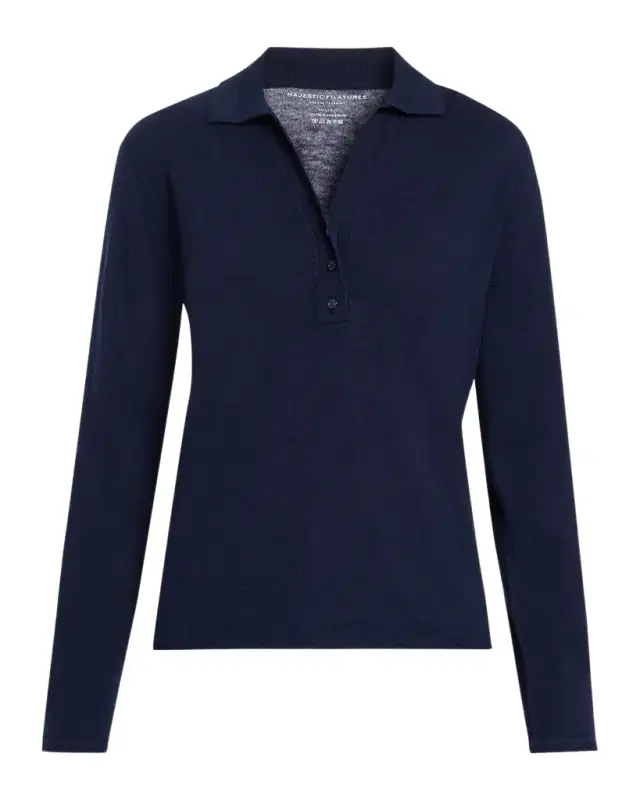 MAJESTIC FILATURES Machine Washable Cashmere Sweater