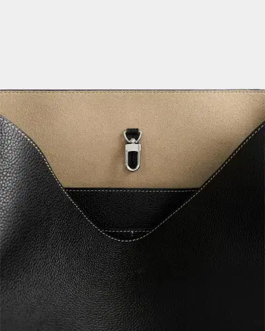 TOTEME Medium Belted Grain Leather Tote | Thumbnail 3